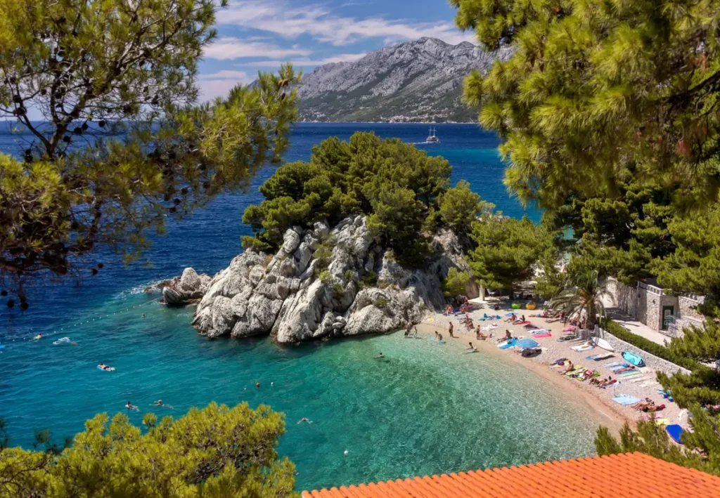  Podrace Beach in Brela, Croatia