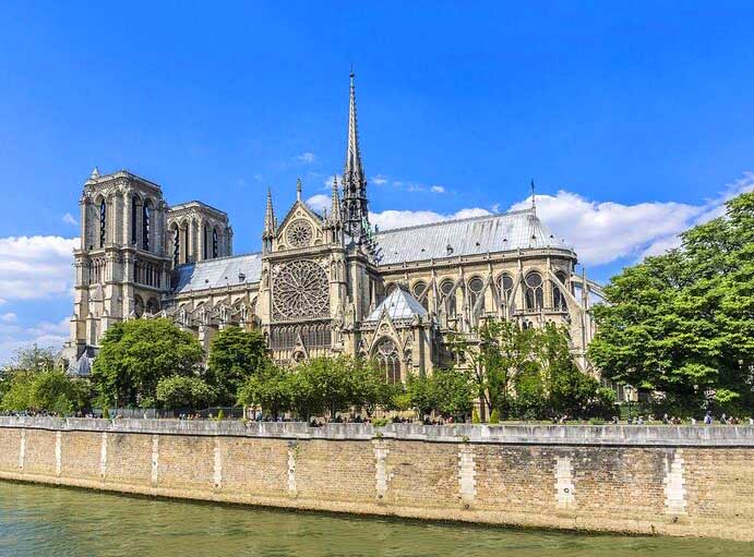 Notre-Dame de Paris Cathedral in France